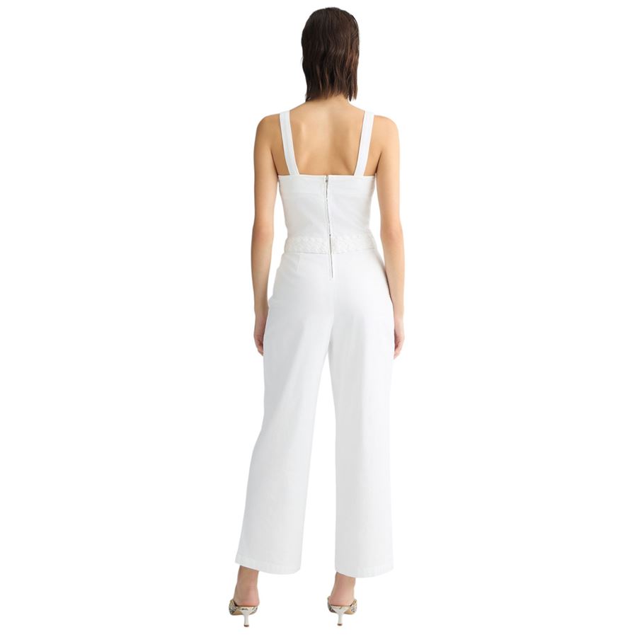 Tuta bianca in cotone da donna Liu Jo | WA5499T403311111
